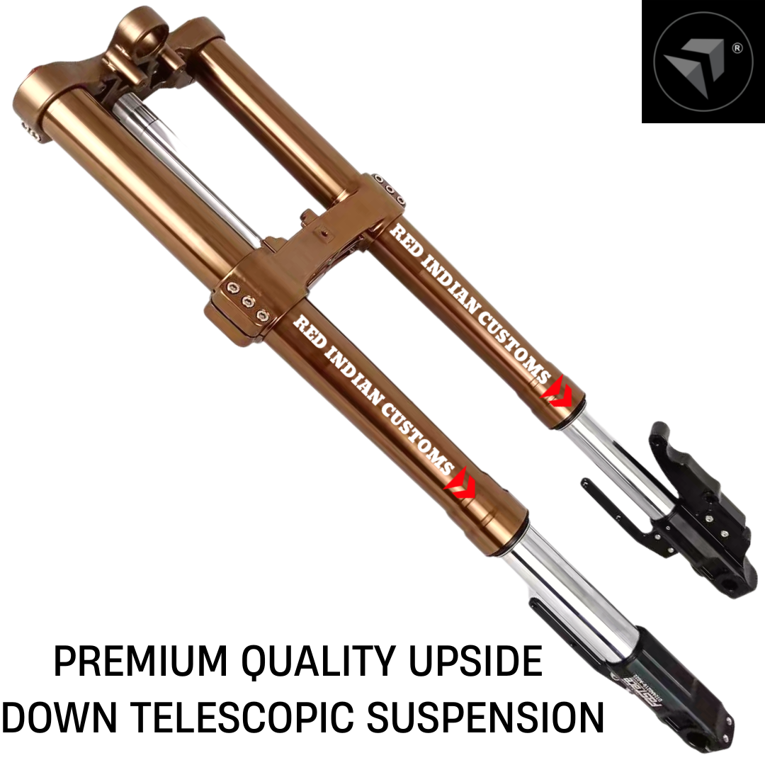 COMPLETE ASSEMBLY UPSIDE DOWN / INVERTED FRONT FORK TUBE TELESCOPIC MOTORCYCLE SUSPENSION 48/ 51 MM