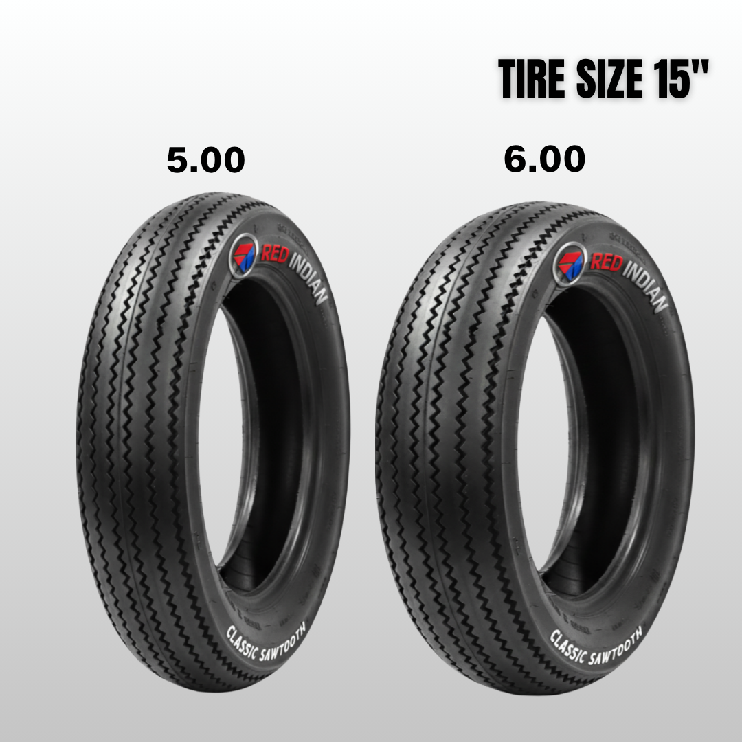 Classic Sawtooth Tire 15"
