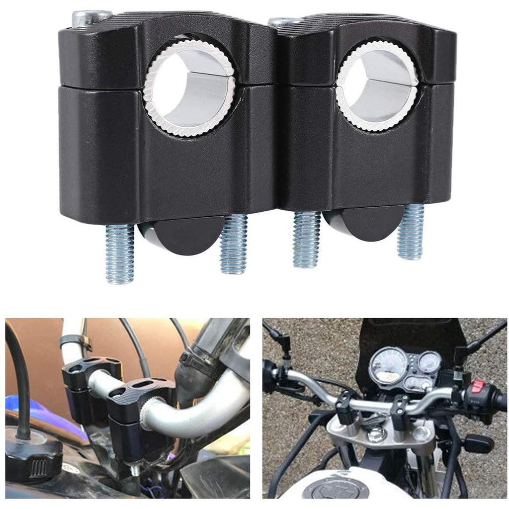 22 mm - 7/8" Motorcycle Handlebar Risers Universal Handlebars Clamp Riser Taper Dirt Bike Motocross