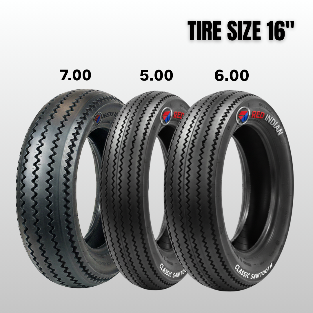 Classic Sawtooth Tire 16"