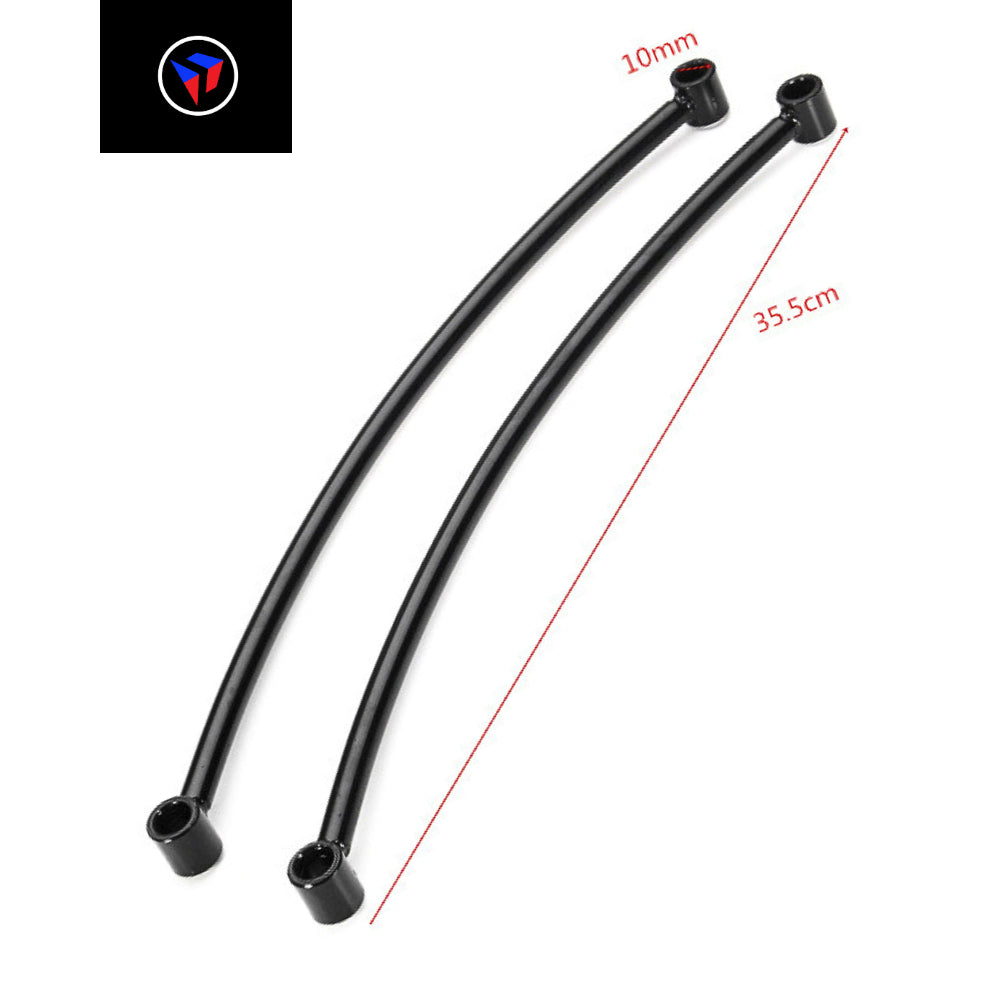 2pcs Rear Fender Mounts Mounting Bracket Holder Struts -Bobber Custom Motorcycles -Black 35cms long