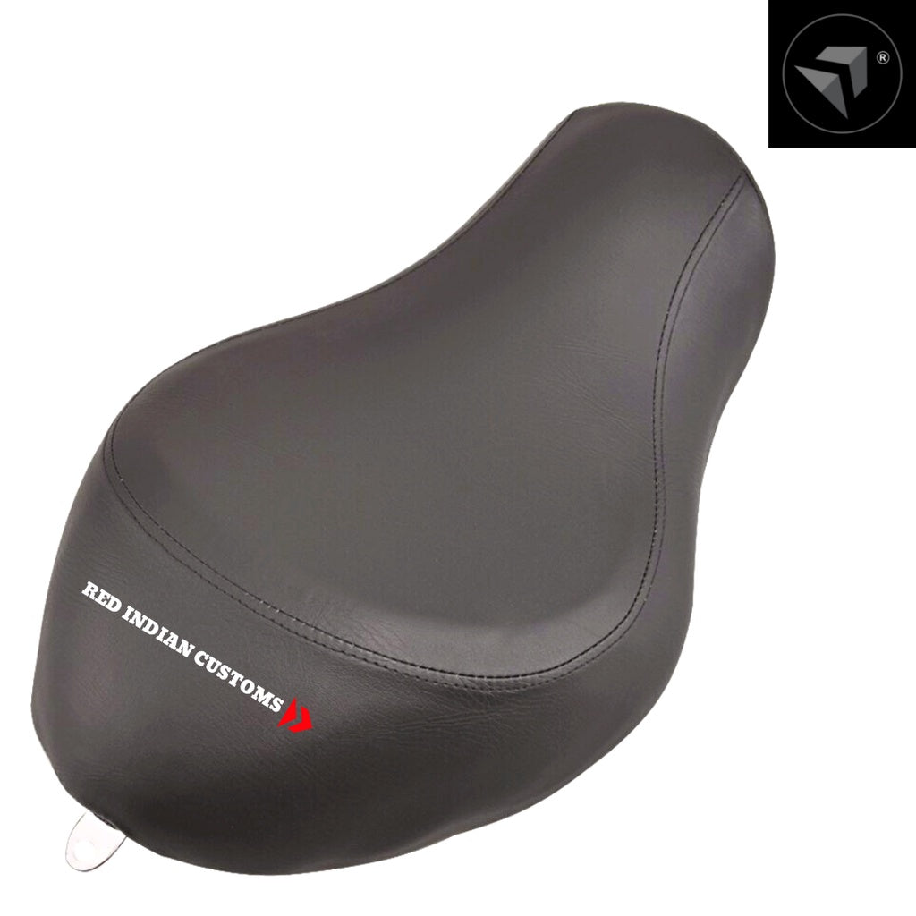 SOLO SINGLE FRONT RIDER DRIVER SINGLE SEAT CUSHION FOR CUSTOM MOTORCYCLES SUCH AS BOBBERS CHOPPERS