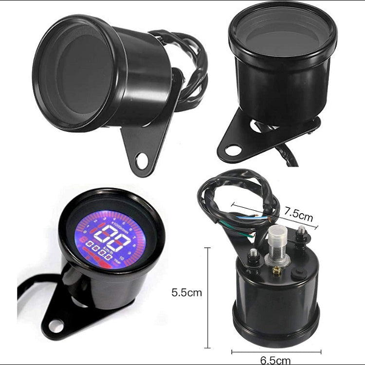 Universal Digital Motorcycle Speedometer/Odometer