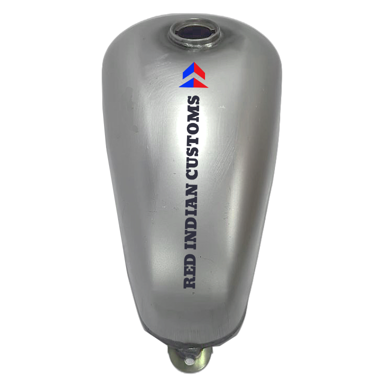 6.8- Liters / 1.5 Gallon Peanut Custom Fuel Gas Tank for Bobber / Chopper Style Custom Motorcycles.