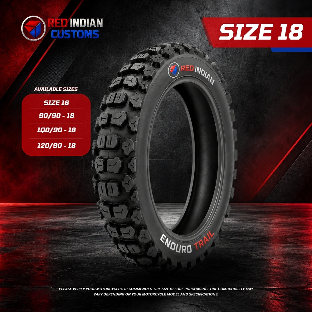 Dual Sport Enduro Trail Tires Size 18