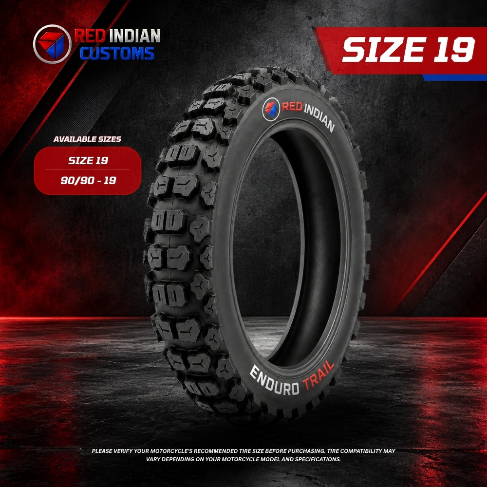 Dual Sport Enduro Trail Tires Size 19