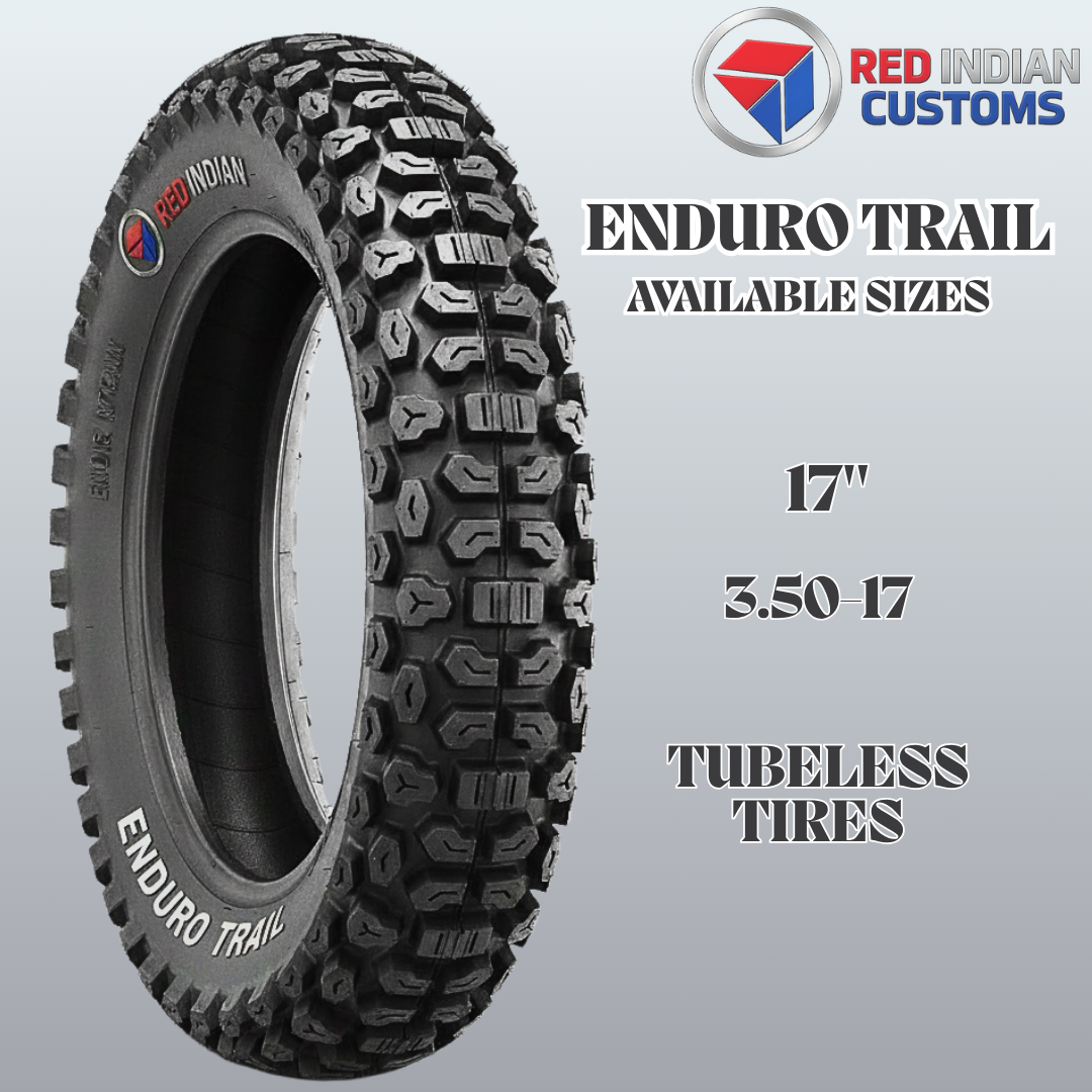 Dual Sports Tubeless Gulong Tires Red Indian Enduro Trail Size 17 18 19 21 Motocross Enduro Trail Grip On Off Wet Dry