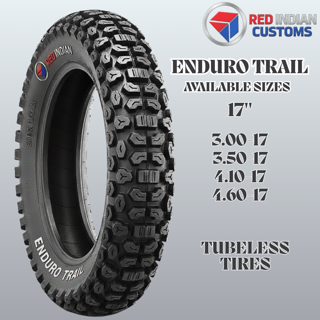 Dual Sports Tubeless Gulong Tires Red Indian Enduro Trail Size 17 18 19 21 Motocross Enduro Trail Grip On Off Wet Dry