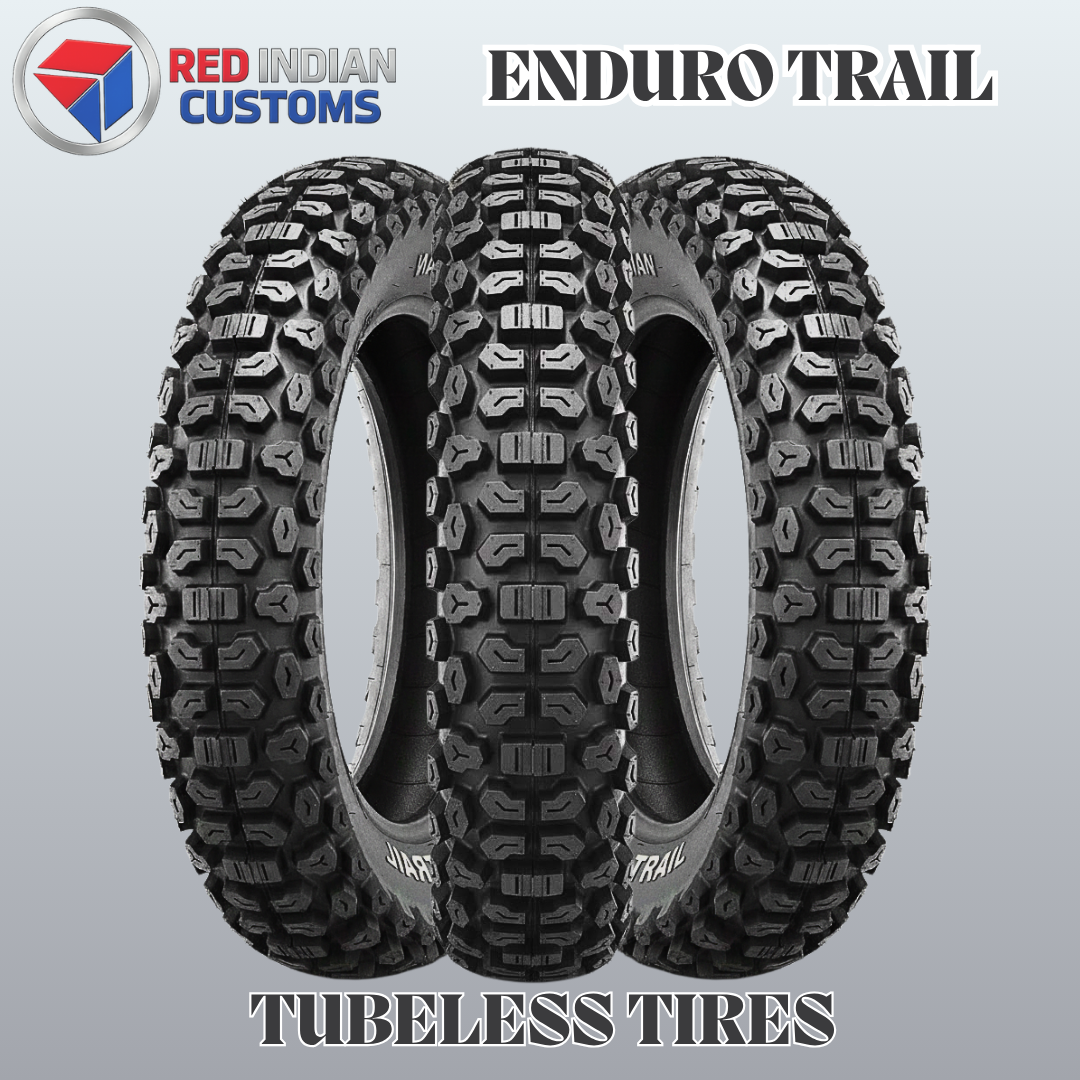 Dual Sports Tubeless Gulong Tires Red Indian Enduro Trail Size 17 18 19 21 Motocross Enduro Trail Grip On Off Wet Dry