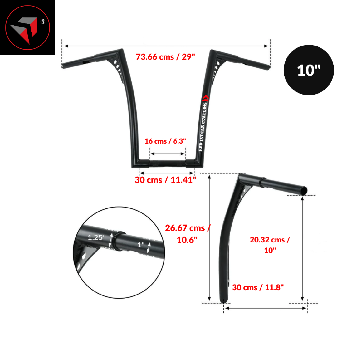 Ape Hanger Handlebars 25mm / 1 inch
