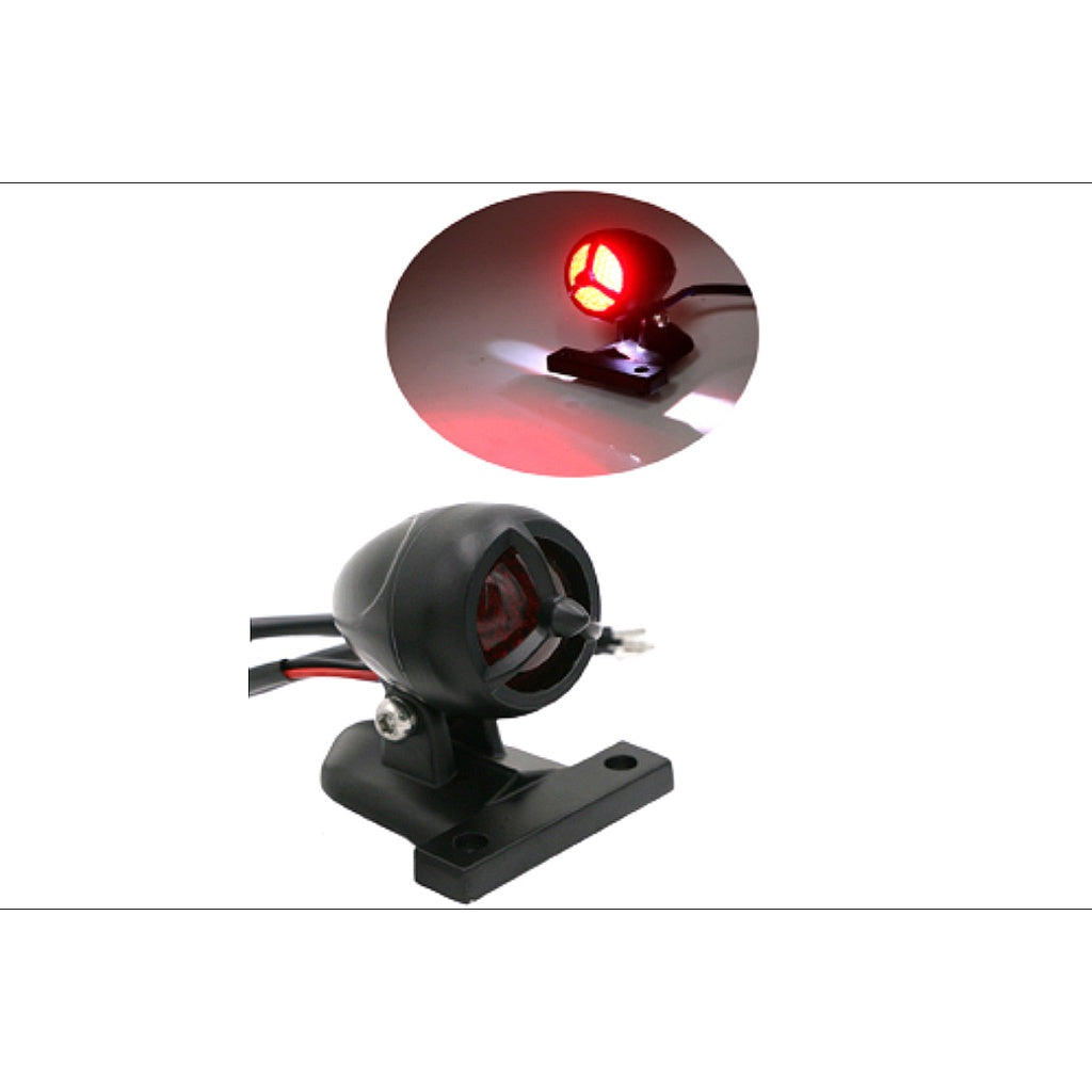 TL-3 LED Black Custom Tail-Light / Brake / Stop Lamp PROPELLER TYPE Universal Fit for Bobber & Etc.