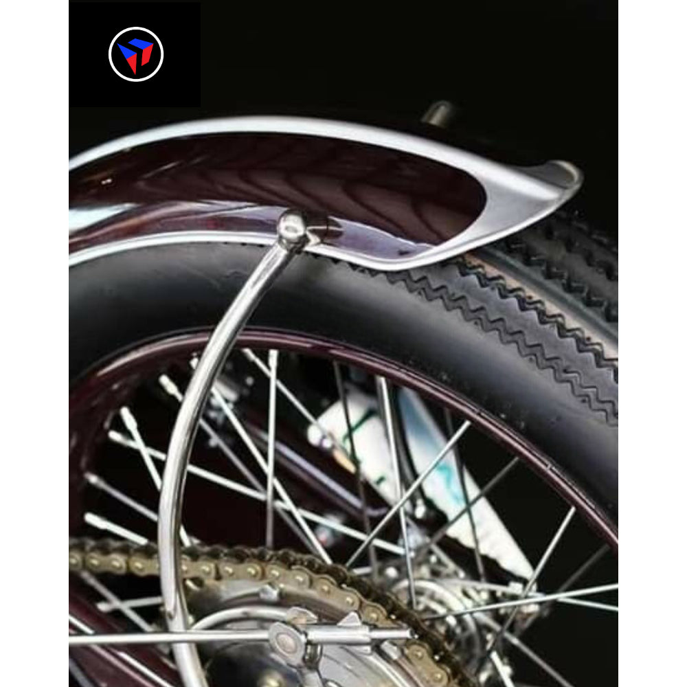 2pcs Rear Fender Mounts Mounting Bracket Holder Struts -Bobber Custom Motorcycles -Black 35cms long