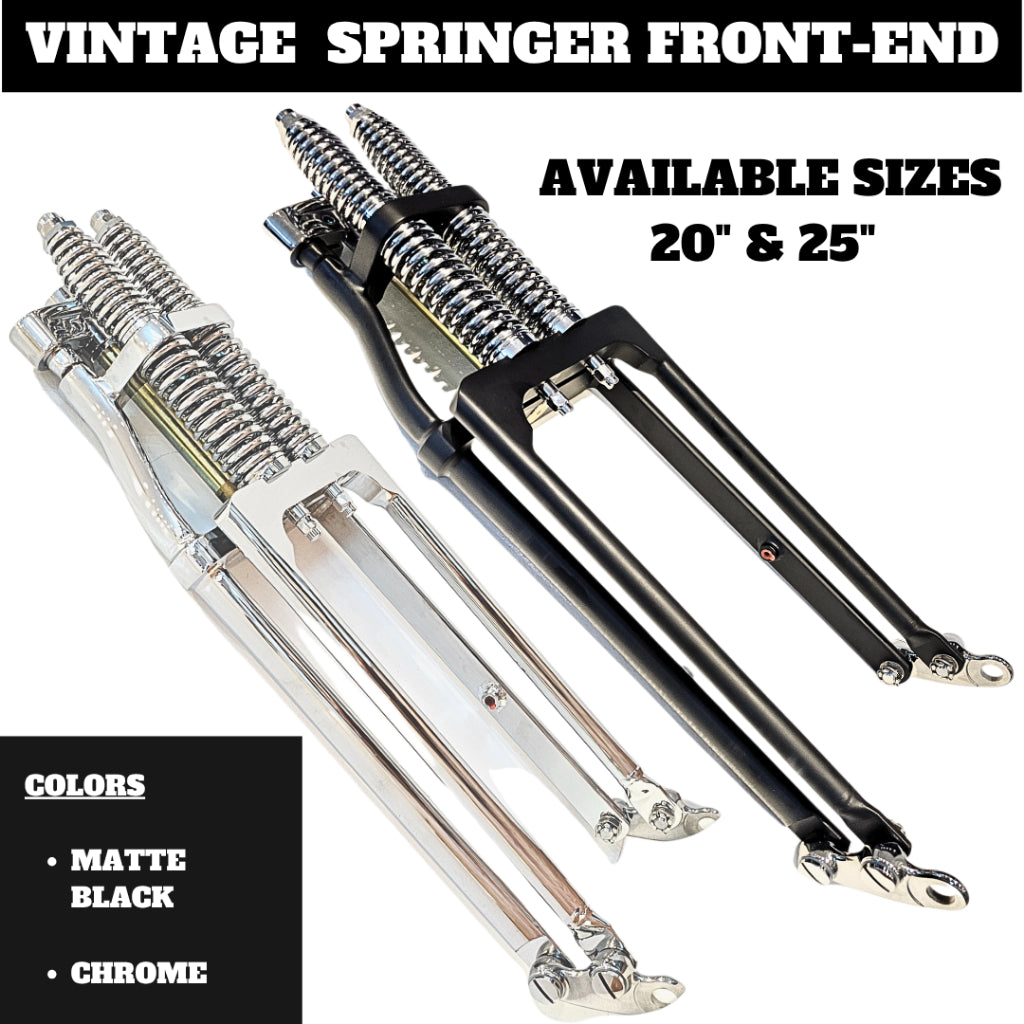 Vintage Springer Front End LENGTH - 20" (2" Under Stock Length)
