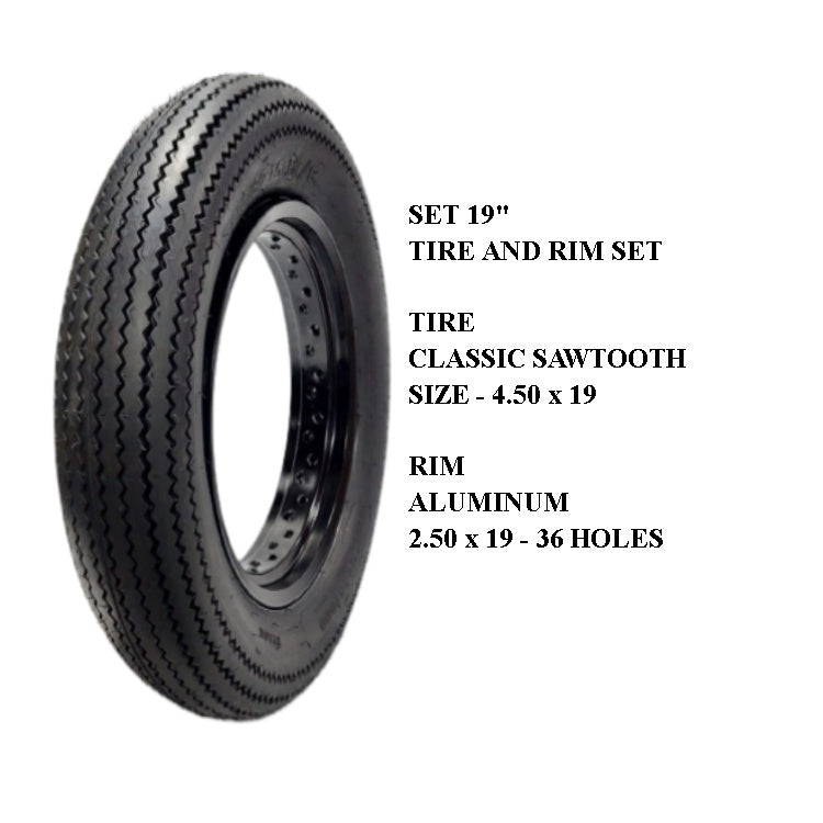 RED INDIAN COMPLETE WHEEL SET FOR BOBBERS AND CHOPPERS FRONT AND REAR ( FRONT 19" AND REAR 16")