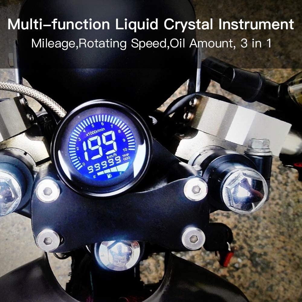 Universal Digital Motorcycle Speedometer/Odometer