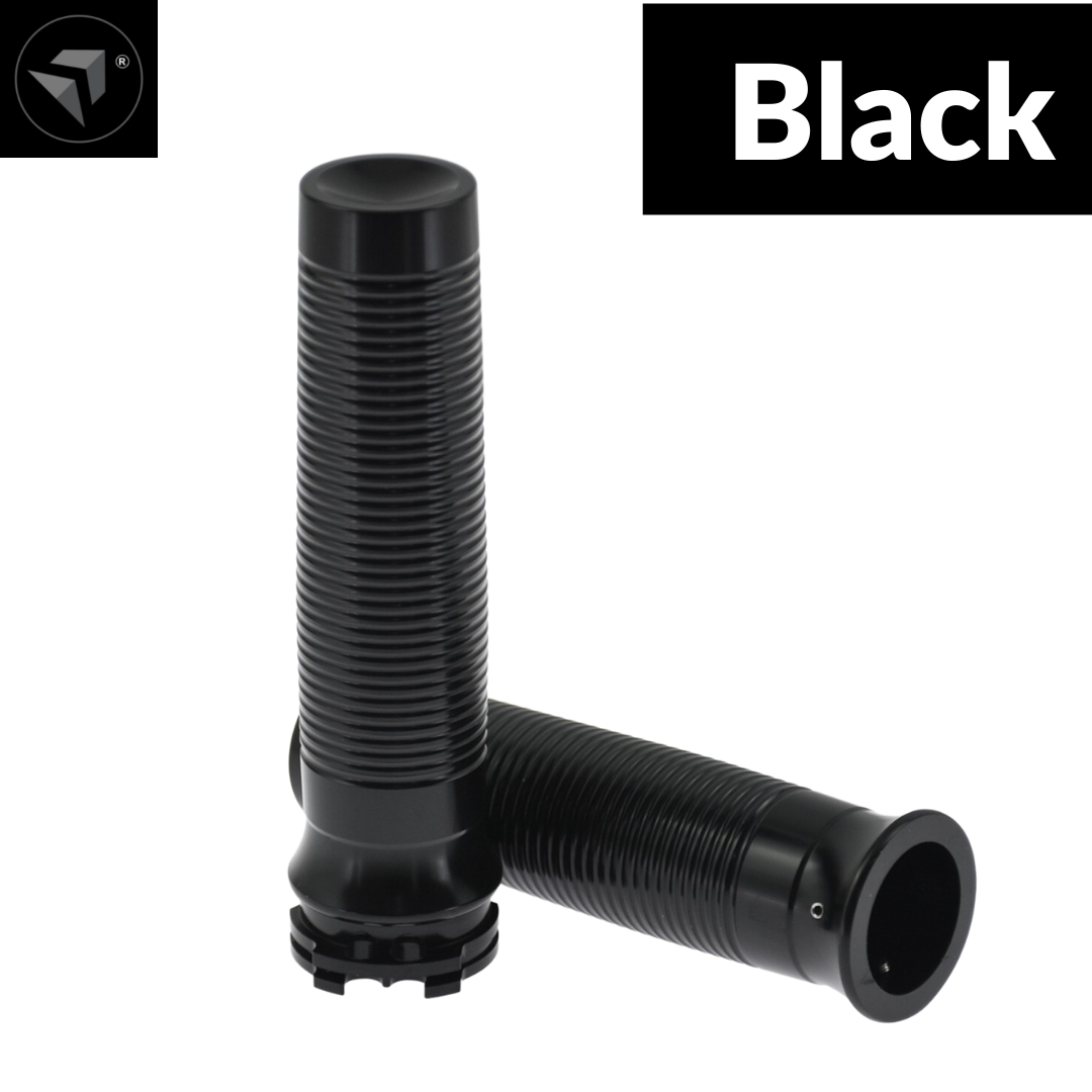 Motorcycle 1" 25mm Handle Grips Trottle CNC Handlebar For Harley Sportster 883 1200 Iron XL XVS XV VLX STEED SHADAW Bobbers, Choppers Cafe Racers Touring Custom Retro Classic Motorcycles