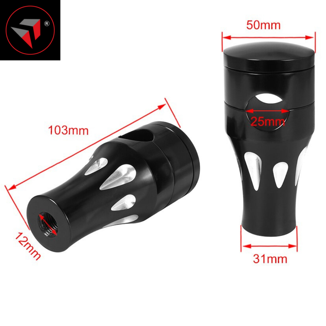 4” Inch Rise For 25mm / 1 Inch Handlebar CNC Aluminum Motorcycle Handlebar Riser Clamp