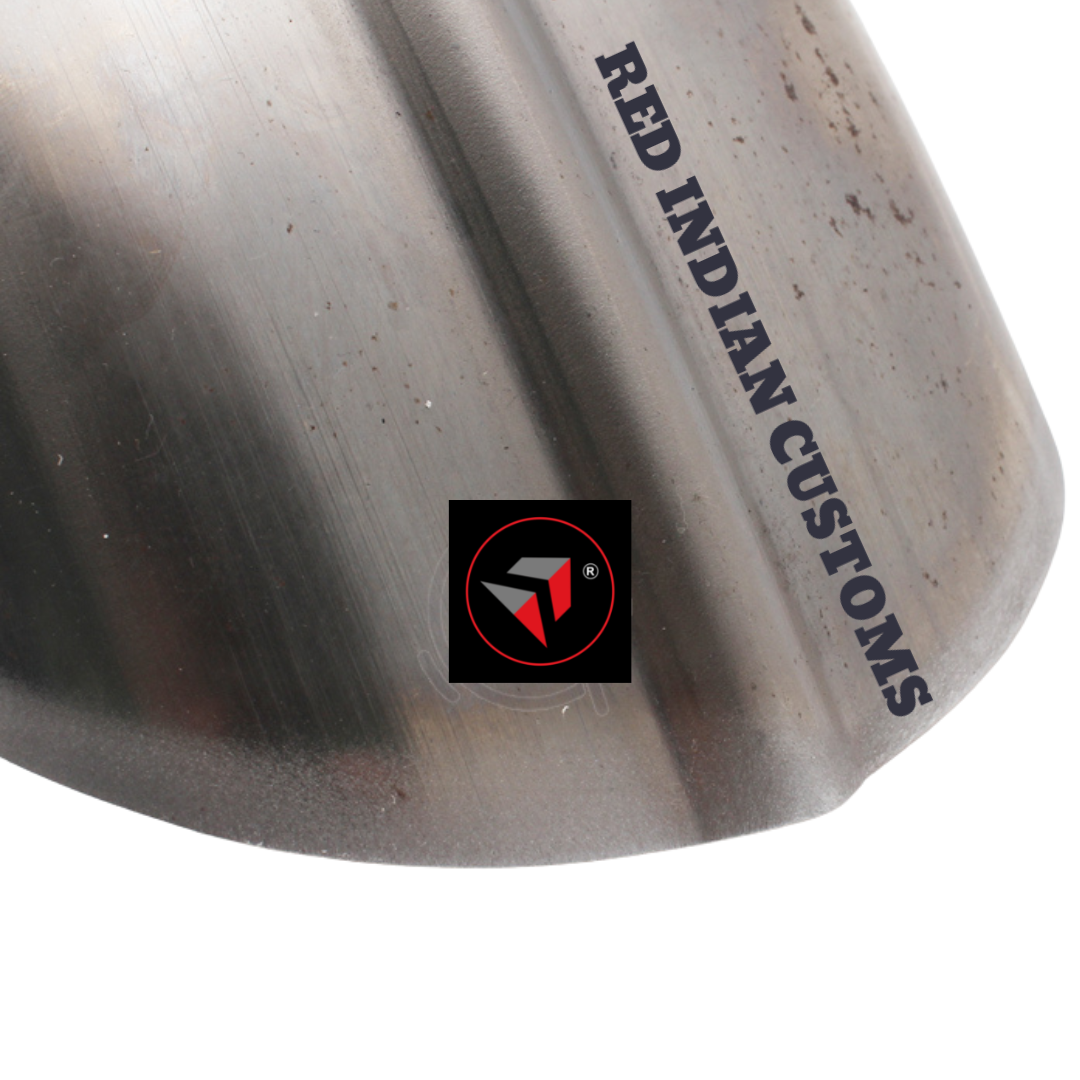 2.5 MM THICK HANDMADE RIBBED PREMIUM STEEL FENDER 6 INCH WIDTH FITS 150 to 180 TIRE WHEELS SUUITABLE FOR CUSTOM CLASSIC RETRO MODIFIED BOBBERS CHOPPERS METRIC MOTORCYCLES