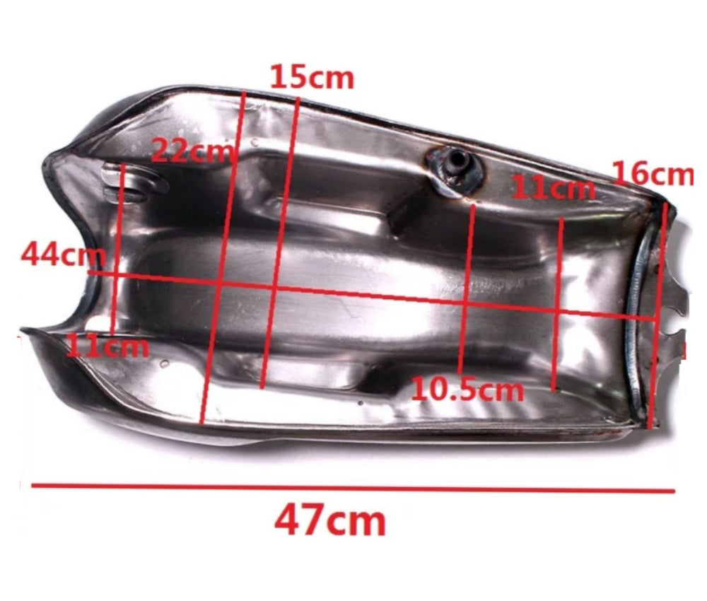 Universal Motorcycle- 9 liters gas / Fuel Tank