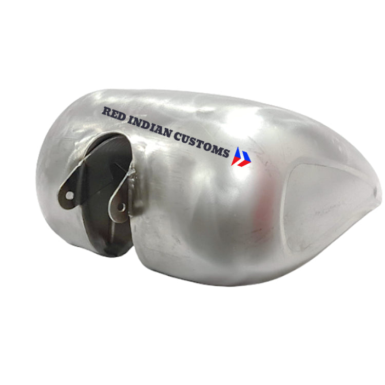 2" Stretched 4 Gallon Indented Gas Fuel Tank EFI Harley Sportster